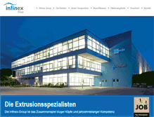 Tablet Screenshot of infinex-group.de